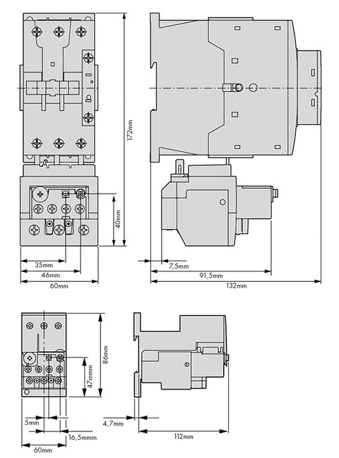 Releu termic ALEA II 6 - 10A