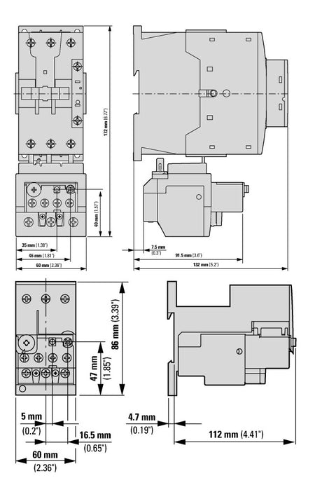 Releu termic ALEA II 10 - 16A