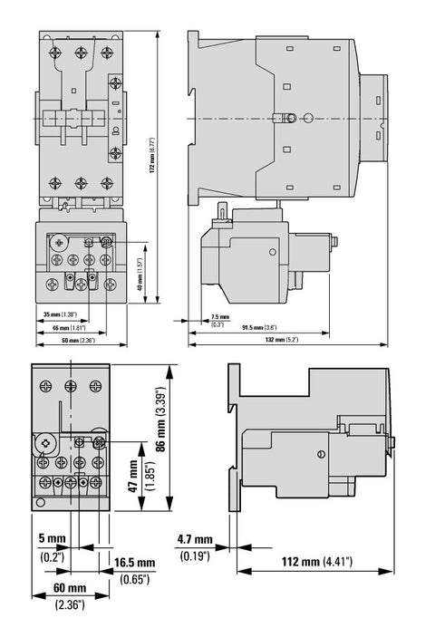 Releu termic ALEA II 16 - 24A