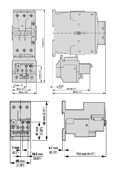 Releu termic ALEA II 65 - 75 A