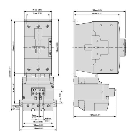 Releu termic ALEA II 95 - 125A