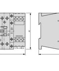 Ansamblu stea-triunghi, 5,5kW/400V, 230Vca