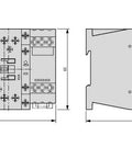 Ansamblu stea-triunghi, 7,5kW/400V, 230Vca