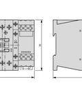 Ansamblu stea-triunghi, 11kW/400V, bobina la 230Vca