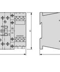 Ansamblu stea-triunghi, 15kW/400V, bobina la 230Vca