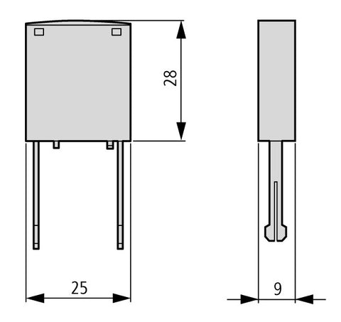 Modul varistor pentru contactoare mărime 0, 24-48Vca