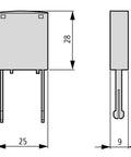Modul varistor pentru contactoare mărime 0, 130-240Vca