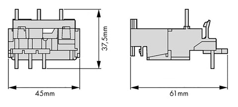 Conector pentru contactoare mărime 0 şi seria BE5