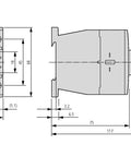 Contact auxiliar frontal pt. contactor LT măr 0-1, 3ND+1NÎ