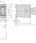 Contact auxiliar frontal pt. contactor LT măr. 0-1, 1ND+1NÎ
