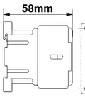 Contactor 3 poli, CUBICO Mini, 4kW, 9A, 1ND, 24Vc.a.
