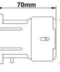 Contactor auxiliar 2ND+2NÎ, CUBICO, 6A, 24Vc.c.