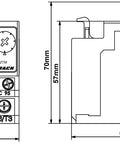 Releu termic Mini, 5,5 - 8A