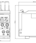 Releu termic Mini, 4,5 - 6,3A