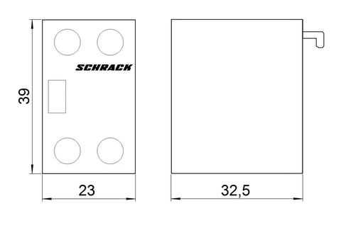 Contact aux. frontal pt. CUBICO Clasic/High/Grand, 1ND+1NÎ