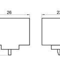 Varistor pt. contactoare seria CUBICO Clasic 110-250 V c.a.