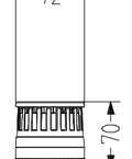 Modul buzer, ton permanent/ton pulsatoriu, 24V c.a./c.c.