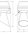 Sirenă Hupă cu pâlnie 230V c.a., 50 Hz
