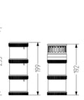 Modul semnalizare, lumină permanentă, 230-240V c.a., albastr