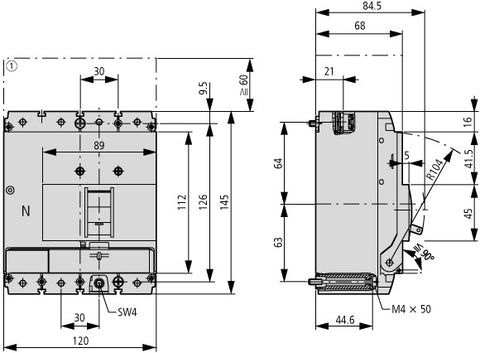Separator 4p 63A