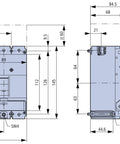 Întreruptor compact tip A 4p 63A 25kA