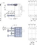 Set cleme conexiune spate MC2 3poli