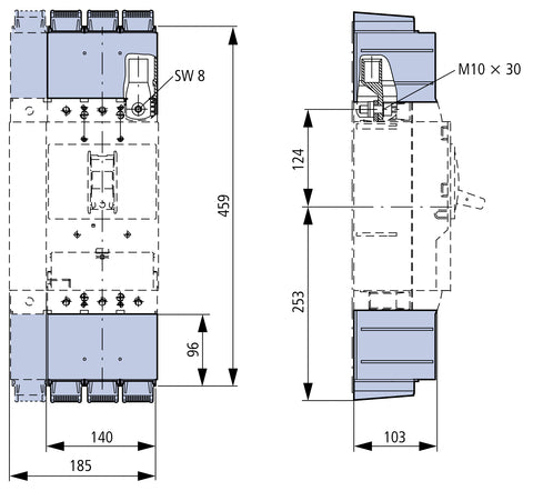 Papuc cablu 240mm² pt.MC3