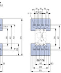 Cleme de conexiune pt. MC3, 300mm² (1 set = 3 buc)