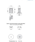 Transformator de curent 100/5A, D=21mm, clasă 0,5