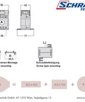 Transformator de curent 150/5A, 30x10, clasă 0,5