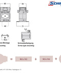 Transformator de curent 250/5A, 40x10, clasă 0,5