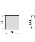Analizor de retea MF7 72x72mm