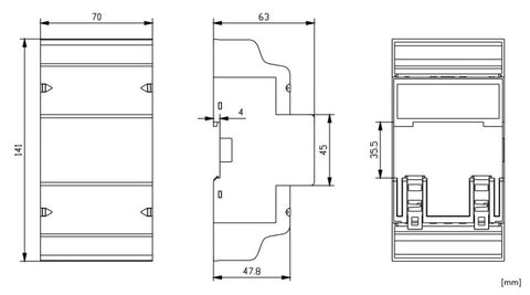 Contor digital kWh 1A/5A (6A),3f,2 tarife,MID cerere,Modbus