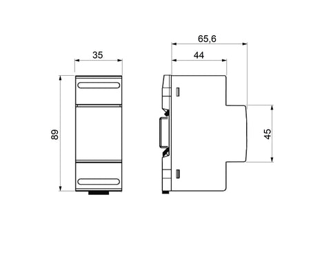 Interfaţă comunic. RS485/ETHERNET acces WEB/soft MIDAS-Evo