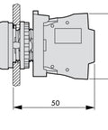 Bloc contacte 1ND+1NÎ, cu cleme elastice