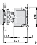 Modul LED 12-30V ACDC rosu montaj pe contrapanou