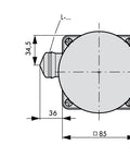 Buton avarie cu revenire rosu in carcasa IP67 1ND+1NI
