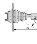 Joystick 2 pozitii vertical, cu retinere