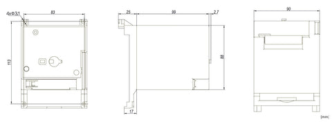 Acționare cu motor electric 220-240VAC/220VDC pt. MX1