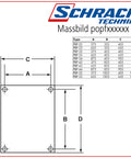 Contrapanou din poliester 643x405x4mm pt. dul. 750x500mm