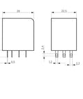 Releu PT 10A 3C 24VDC