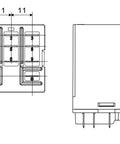 Releu de putere 3CC 24Vc.a. 16A