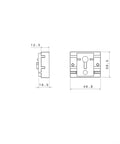 Piesă de fixare pt. centrarea sup. de bară, 185 mm, SI014300