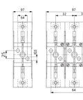 Soclu sigurante NH00 3p 160A