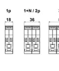 Separator cu siguranta 10x38 EasySwitch 3p+N 32A