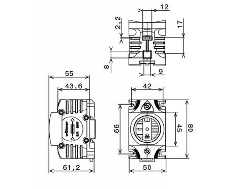 Soclu sigurante TRITON E33 63A 1p