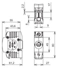Soclu sigurante TRITON E18 63A 3p
