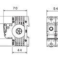 Separator cu siguranta NEOZED 1p+N 63A