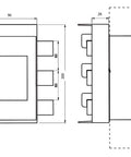 Adaptor pt. într. 160A, T-max, GE FD160, NS80, NSX80