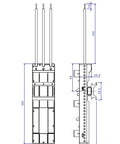 Adaptor 16A pentru Crosslink, 3 faze